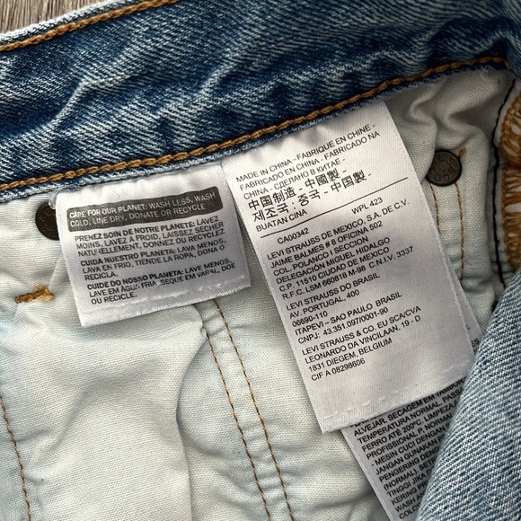 Levi’s 501 cut off denim shorts size 26 - Picture 5 of 7